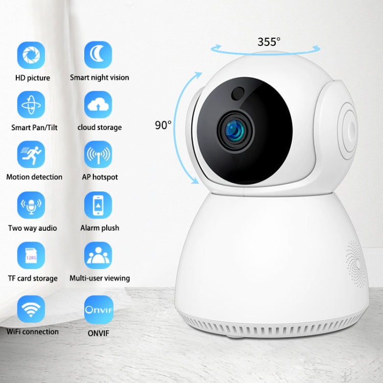 YT24 V380 1.0MP Pan-tilt IP Camera WiFi Smart Security Camera, Support TF Card / Two-way Audio / Motion Detection / Night Vision, YT24 1.0MP YT24 V380 1.0MP Pan-tilt IP Camera WiFi Smart Security Camera, Support TF Card / Two-way Audio / Motion Detection / Night Vision, YT24 1.0MP